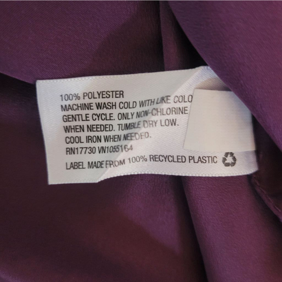 Women's Merona Purple Blouse Size L - Picture 8 of 9